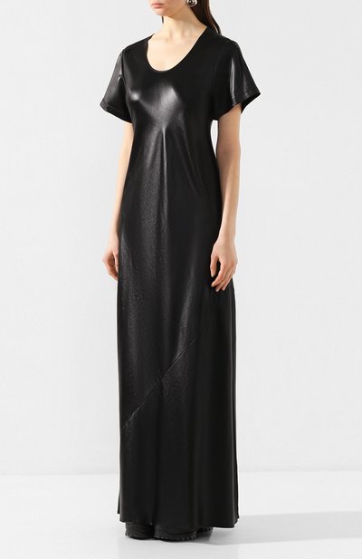 Платье-макси ALEXANDERWANG.T черного цвета по цене 69950 руб., арт. 4WC1206016, фото 3 Платье-макси ALEXANDERWANG.T, арт. 4WC1206016, фото 3