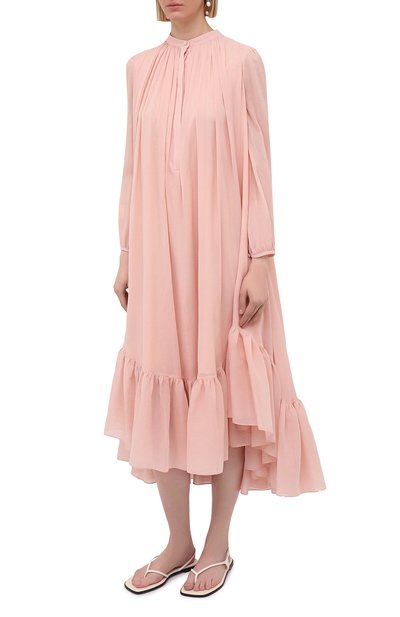Хлопковое платье ALEXANDER MCQUEEN, арт. 657429/QAAAZ, фото 3