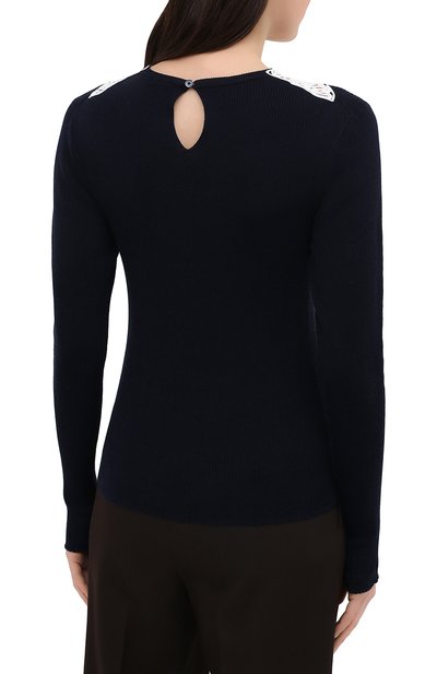 Хлопковый пуловер CHLOÉ, арт. CHC21SMP01590, фото 4