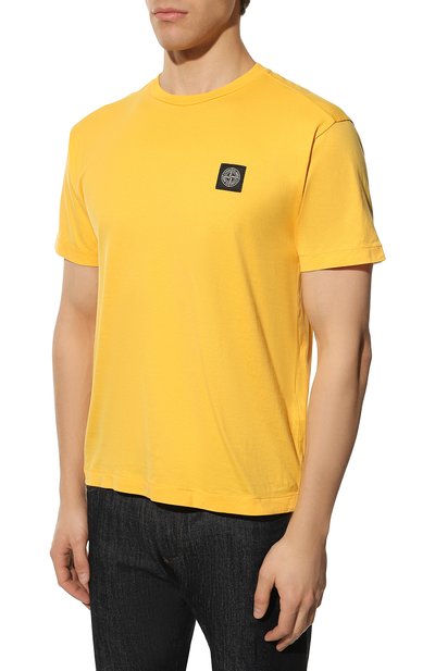 Хлопковая футболка STONE ISLAND, арт. 761524113, фото 3