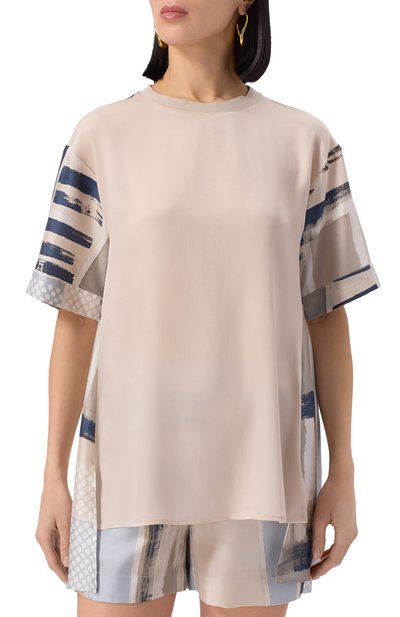 Шелковый топ LORENA ANTONIAZZI, арт. E2553TS42A/4916, фото 3