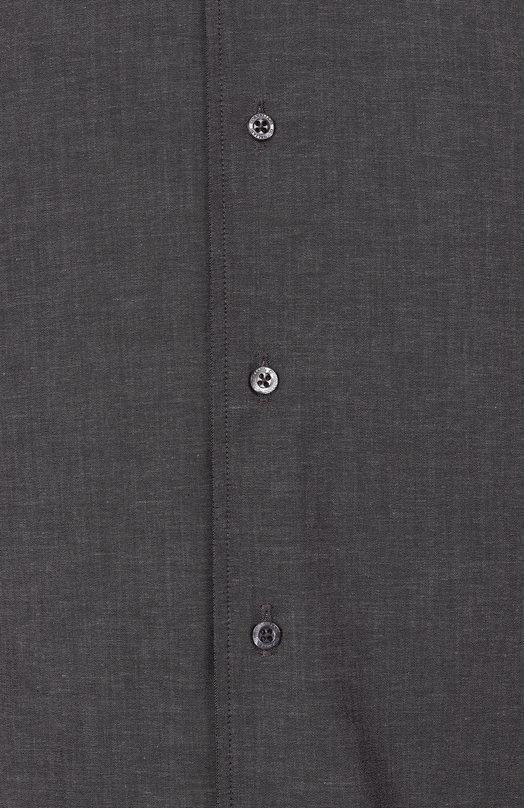 Хлопковая рубашка Corneliani 25P156-2511472 Серый  25P156-2511472 Фото 6