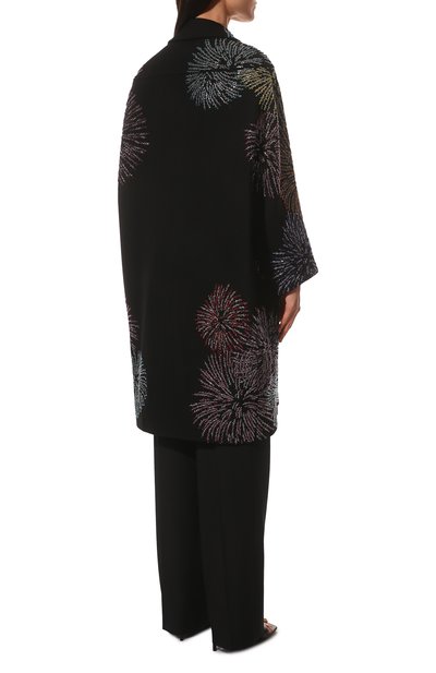Хлопковое пальто DRIES VAN NOTEN черного цвета по цене 315000 руб., арт. 221-010230-4213, фото 4 Хлопковое пальто DRIES VAN NOTEN, арт. 221-010230-4213, фото 4
