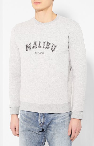 Хлопковый свитшот SAINT LAURENT, арт. 612043/YBPZ2, фото 3