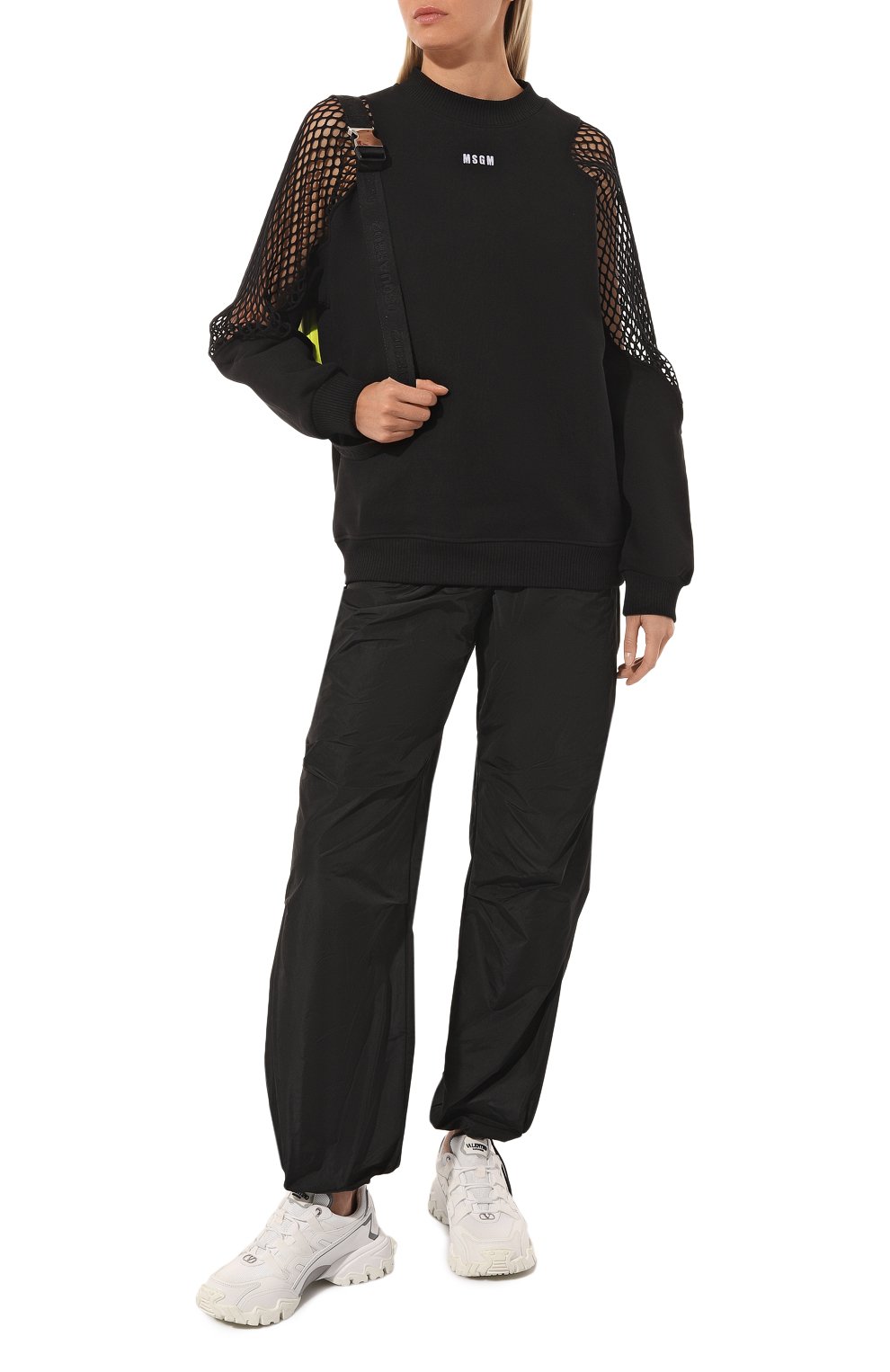 Хлопковый свитшот MSGM, арт. 3441MDM169 237001, фото 2