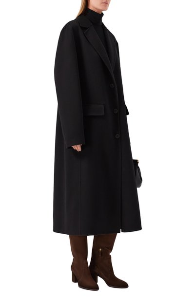 Замшевые сапоги andrea 65 SANTONI темно-коричневого цвета по цене 220500 руб., арт. WSDG72382F0TNHHA, фото 3 Замшевые сапоги andrea 65 SANTONI, арт. WSDG72382F0TNHHA, фото 3