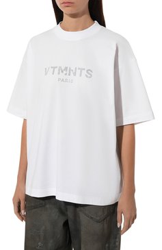 Хлопковая футболка VTMNTS, арт. VL22TR300W, фото 3