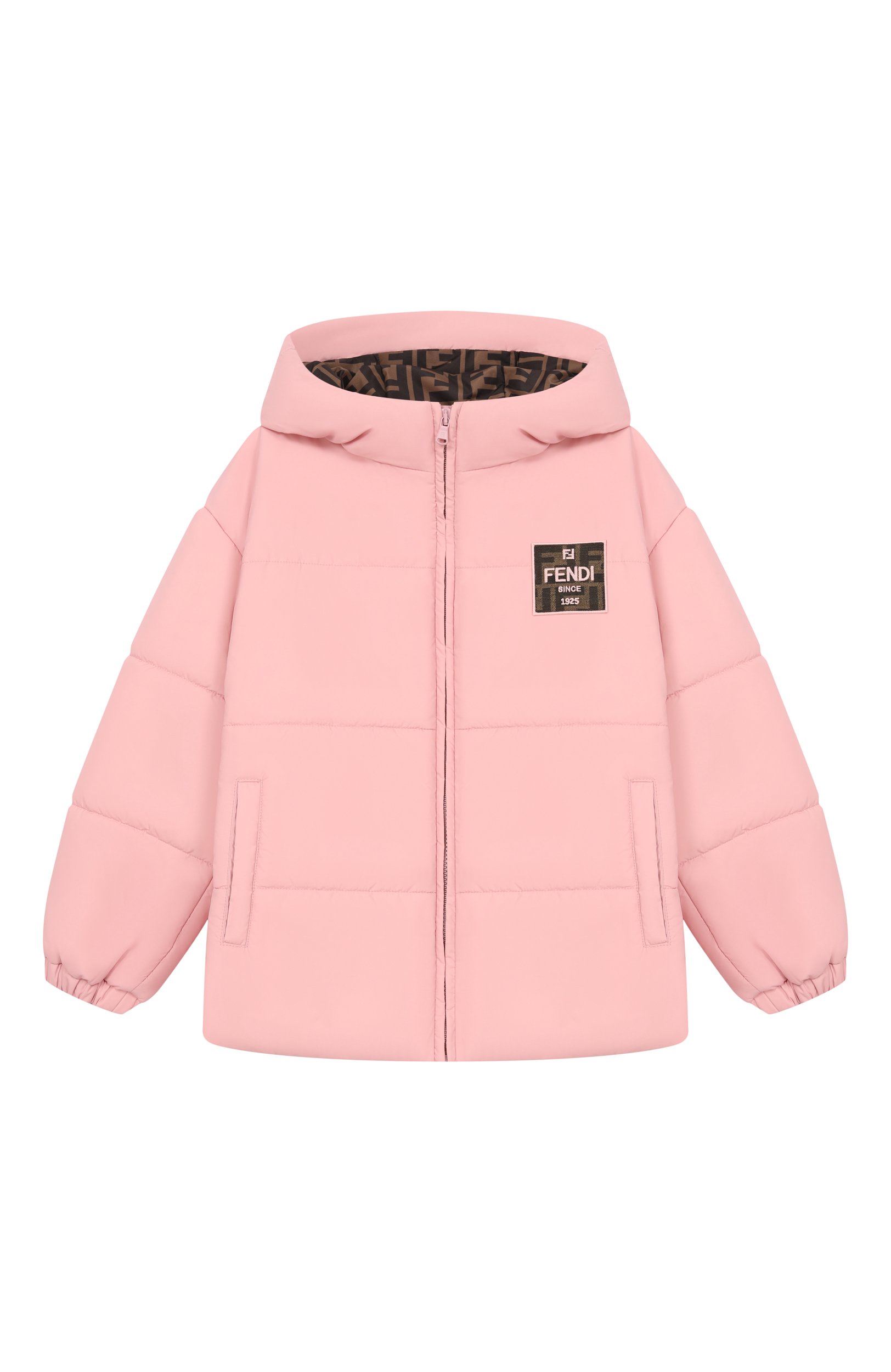 Куртка FENDI розового цвета по цене 127000 руб., арт. JUA285/AS56/8A-12+, фото 1 Куртка FENDI, арт. JUA285/AS56/8A-12+, фото 1