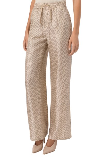 Шелковые брюки HERNO, арт. PT000127D/16009P, фото 3