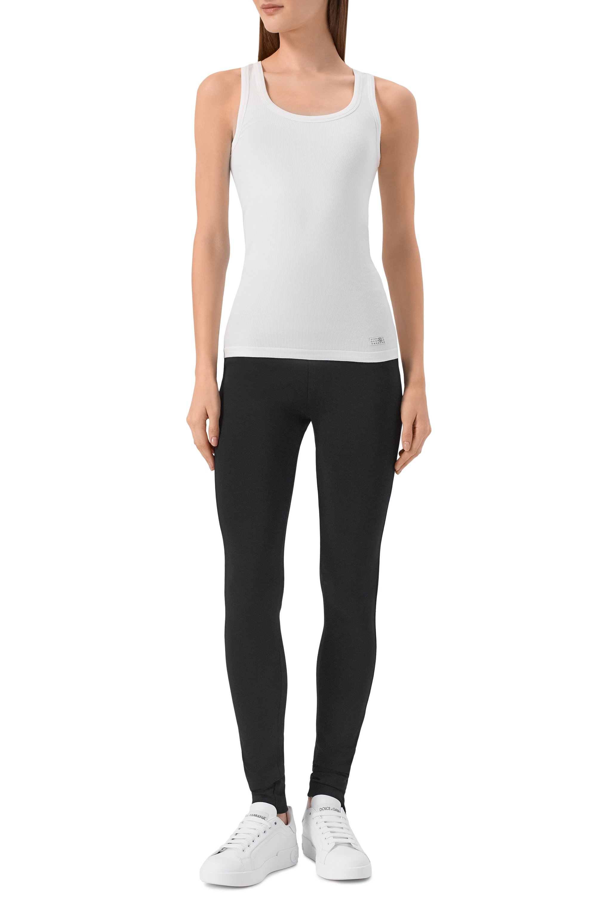 Хлопковая майка MM6, арт. MKD520010, фото 2