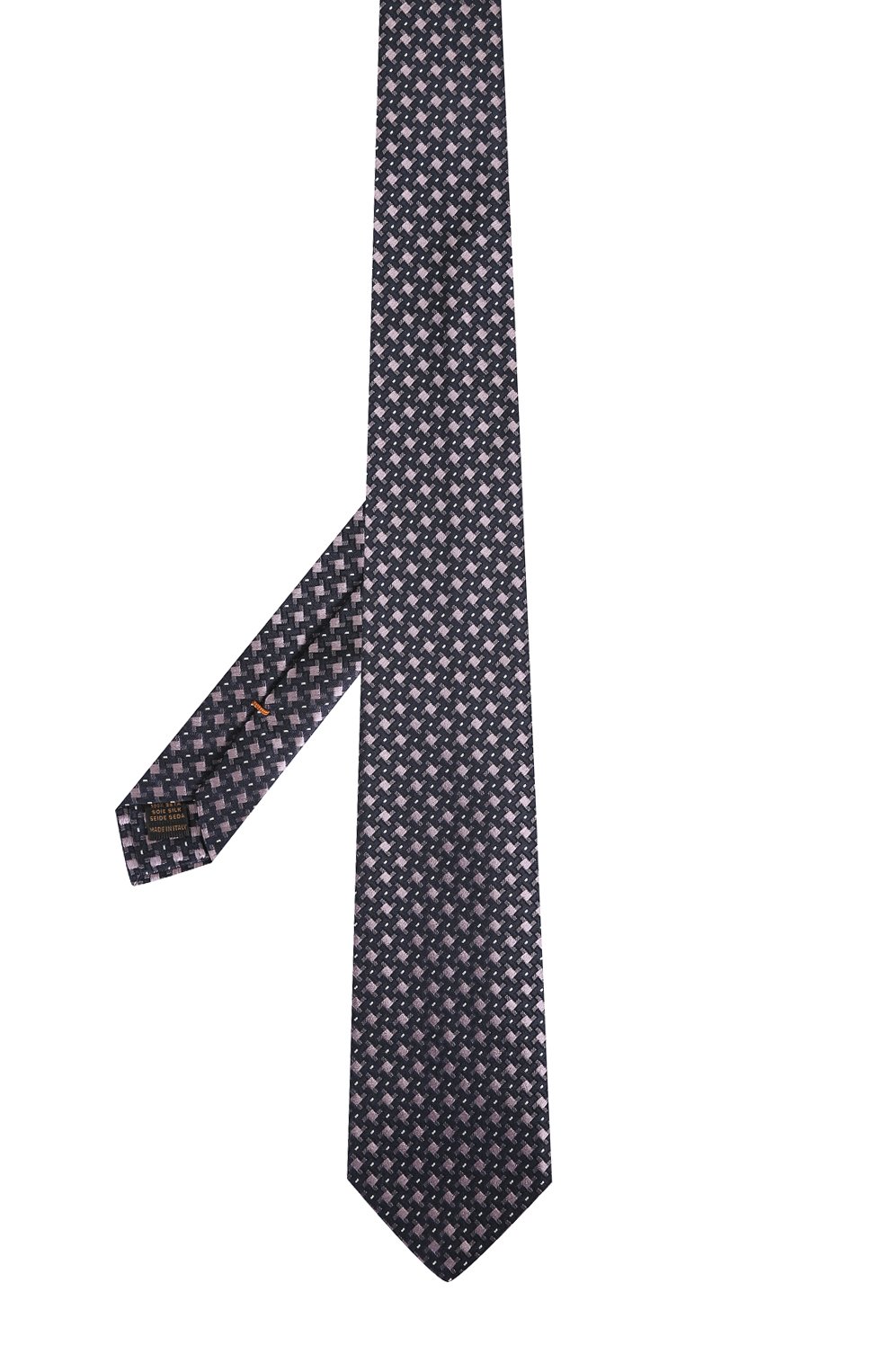 Шелковый галстук с узором ZEGNA сиреневого цвета по цене 23650 руб., арт. Z9F011PC, фото 2 Шелковый галстук с узором ZEGNA, арт. Z9F011PC, фото 2