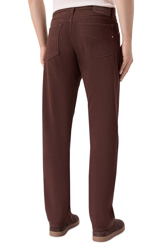 Джинсы Regular Stefano Ricci MST53R0040/T0201 Коричневый  MST53R0040/T0201 Фото 4