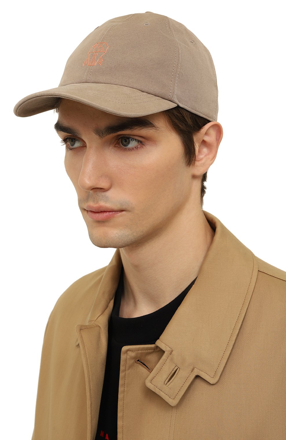 Хлопковая бейсболка BRUNELLO CUCINELLI, арт. M252W9938P, фото 2