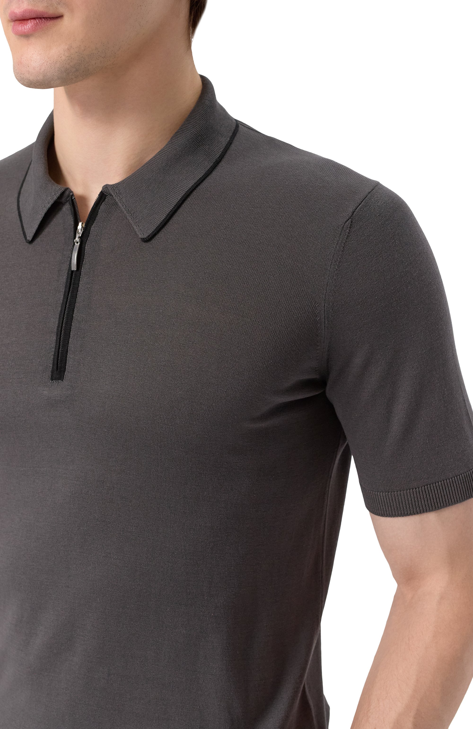 Шелковое поло GRAN SASSO, арт. 43166/23506, фото 5