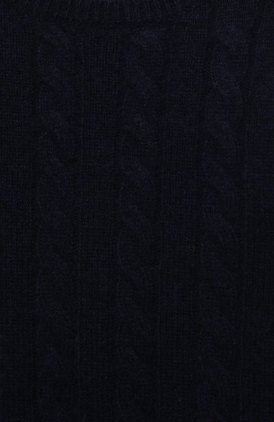 Кашемировый пуловер OSCAR ET VALENTINE синего цвета по цене 21250 руб., арт. PUL05M, фото 3 Кашемировый пуловер OSCAR ET VALENTINE, арт. PUL05M, фото 3