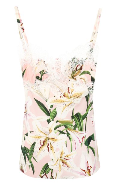 Женский шелковый топ DOLCE & GABBANA, арт. F73R9T/FSAYV