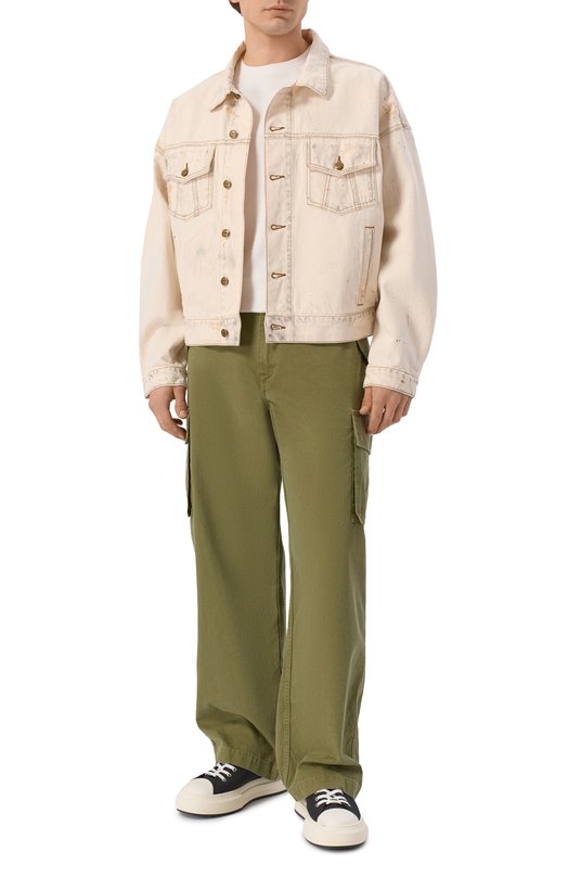 Джинсовая куртка Rhude RHPS26JA02012 Кремовый  RHPS26JA02012 Фото 2