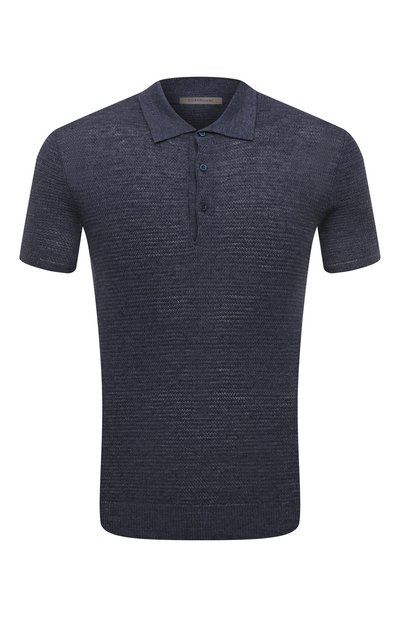 Мужская поло изо льна и шелка CORNELIANI, арт. 93M566-9325161