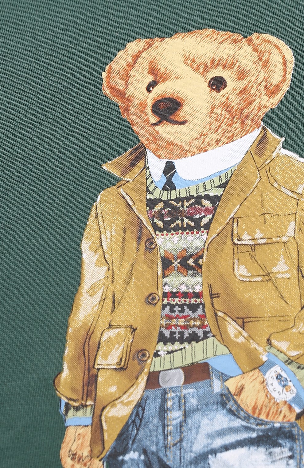 Хлопковая футболка POLO RALPH LAUREN, арт. 711829161/PRL BS, фото 5