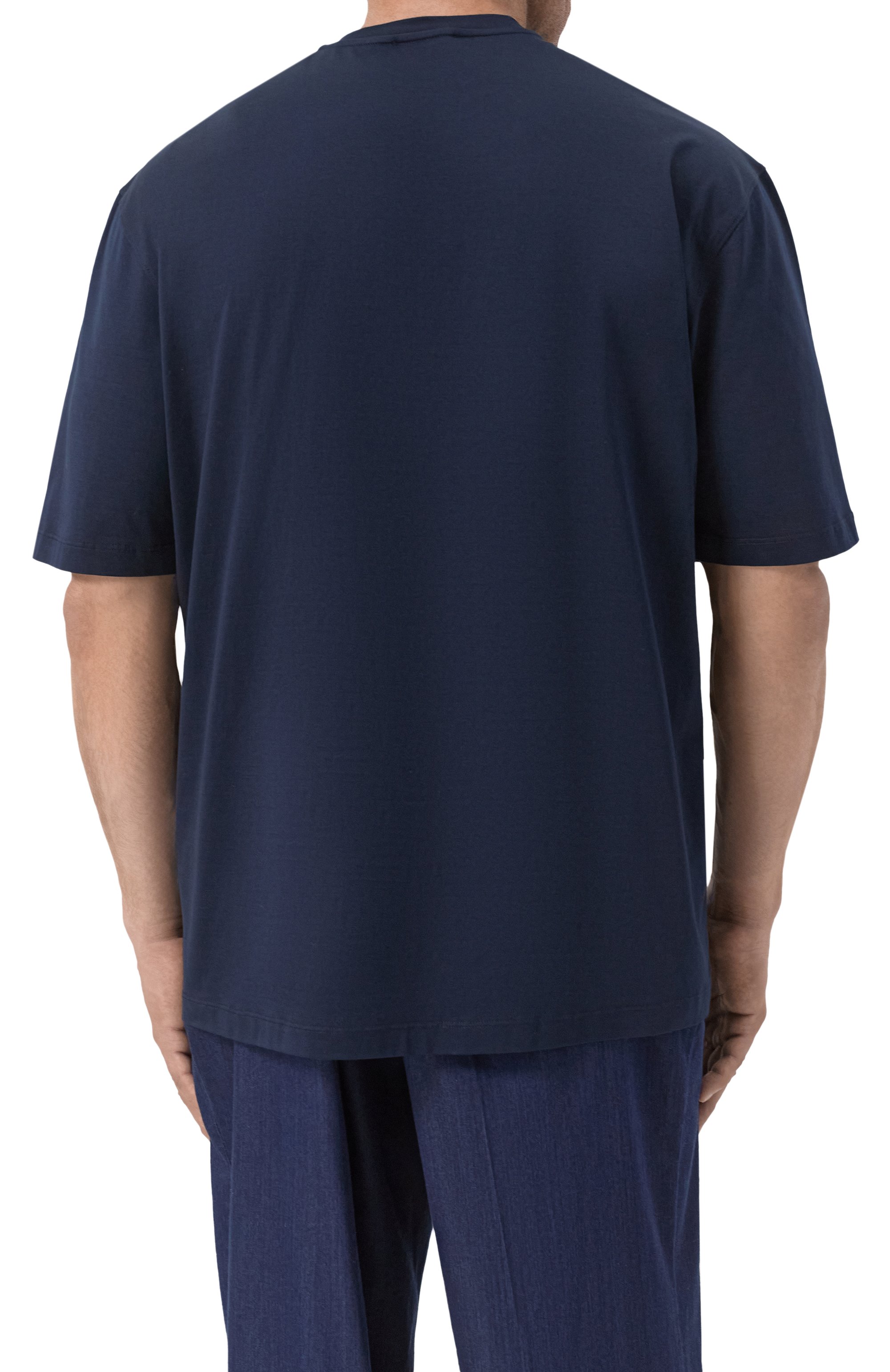 Хлопковая футболка ZILLI, арт. TSR001M0110VZSD00/54, фото 4