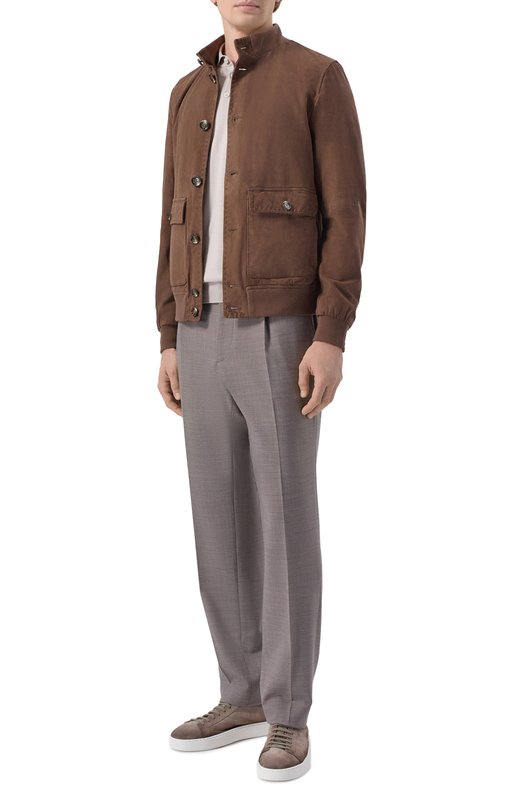 Замшевый бомбер Gimo's 6S20.1.000.52W/IC Коричневый  6S20.1.000.52W/IC Фото 2