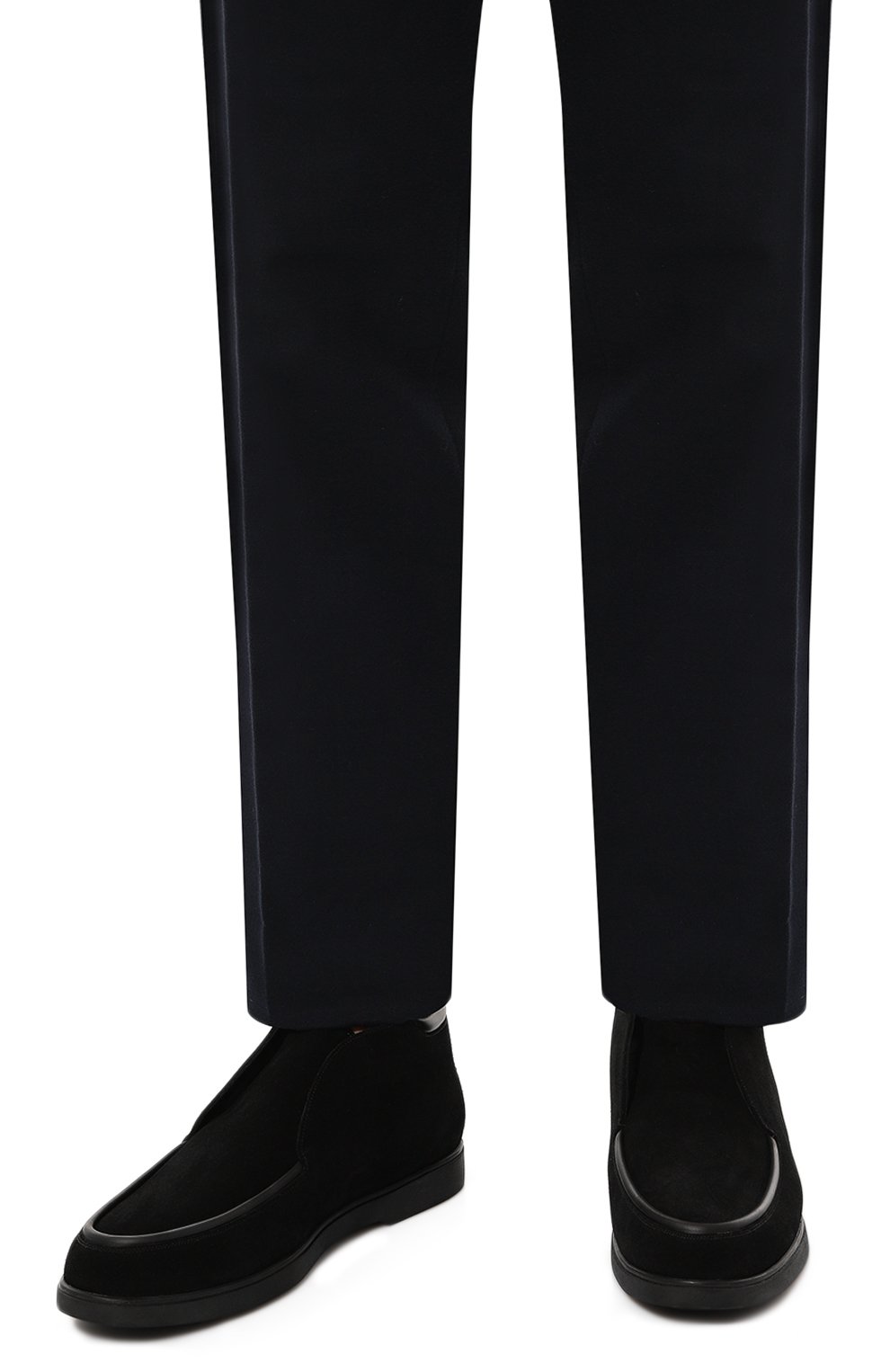 Замшевые ботинки W.GIBBS черного цвета по цене 48950 руб., арт. 1078003/CAM0SCI0 RAIN FUR, фото 3 Замшевые ботинки W.GIBBS, арт. 1078003/CAM0SCI0 RAIN FUR, фото 3