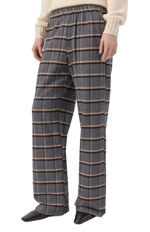 Хлопковые брюки Academia LUNA/75DM1 Серый  LUNA/75DM1 Фото 3