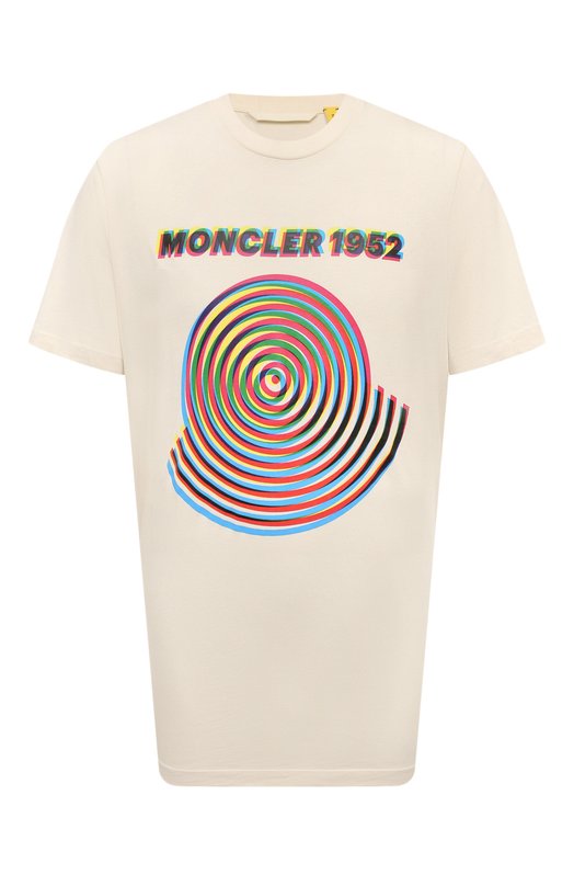 Хлопковая футболка Moncler