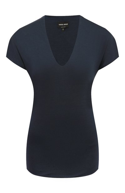 Женская футболка из вискозы и кашемира GIORGIO ARMANI, арт. 8NAM94/AJV7Z