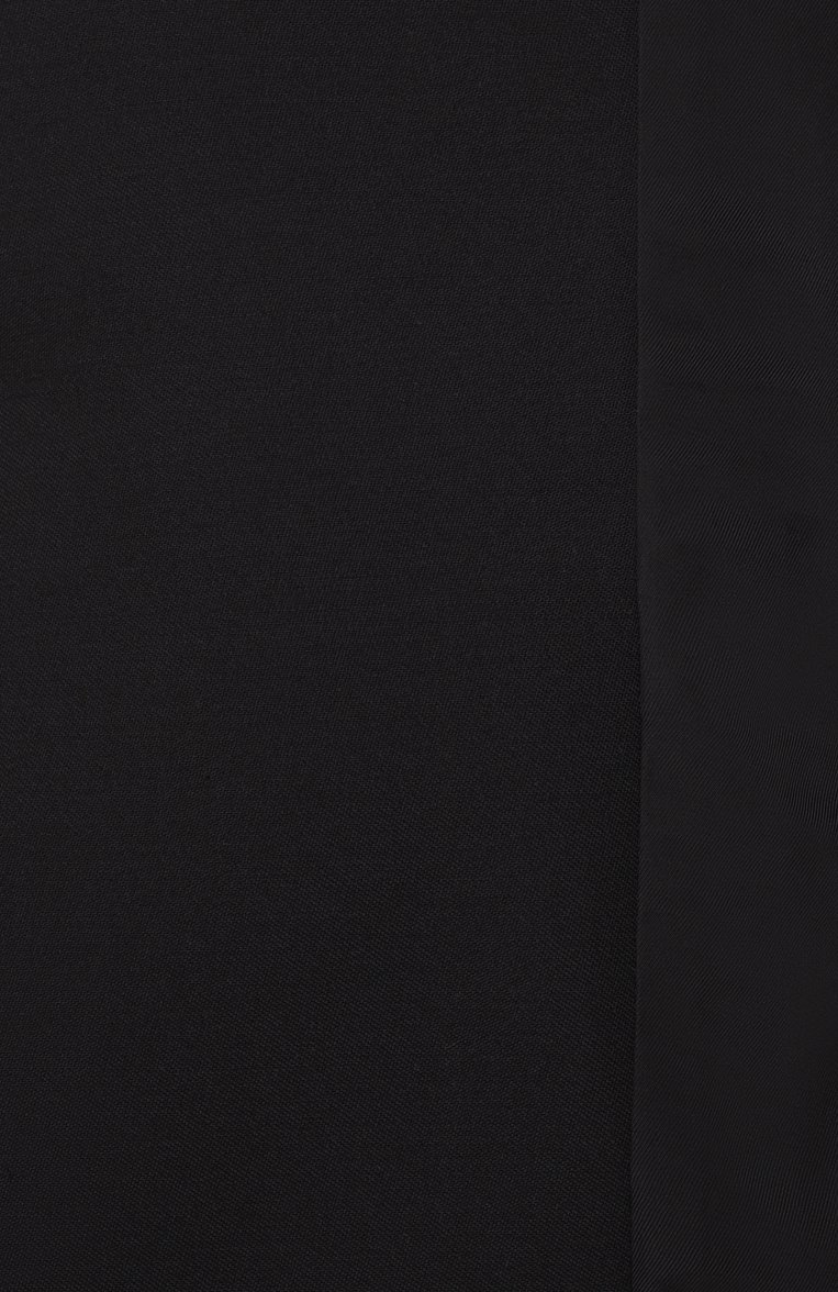 Женский шерстяной жакет BOTTEGA VENETA черного цвета, арт. 820067/V0B30 | Фото 7 (Автоматизация состава: Проставлено; Материал внешний: Шерсть; Автоматизация ТО: Проставлено; Рукава: Длинные; Длина (для топов): Стандартные; Кросс-КТ: костюм; Женское Кросс-КТ: Жакет-одежда; 1-2-бортные: Однобортные; Стили: Классический)