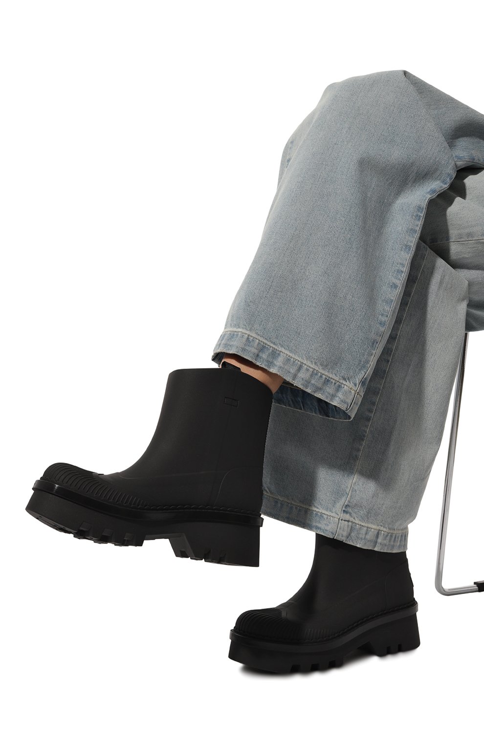 Полусапоги raina CHLOÉ черного цвета по цене 55900 руб., арт. CHC23A904FP, фото 3 Полусапоги raina CHLOÉ, арт. CHC23A904FP, фото 3