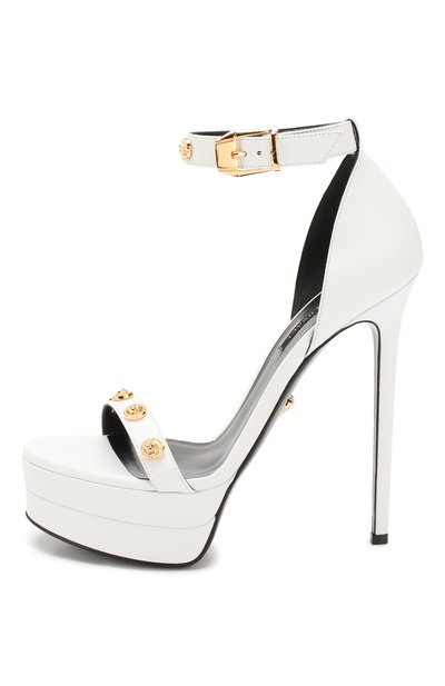 Кожаные босоножки VERSACE, арт. DSR935S/DVT2P, фото 3