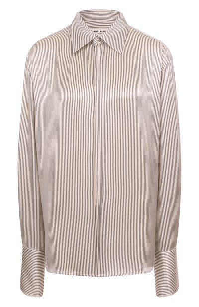 Женская шелковая блузка SAINT LAURENT, арт. 777862/Y3I87