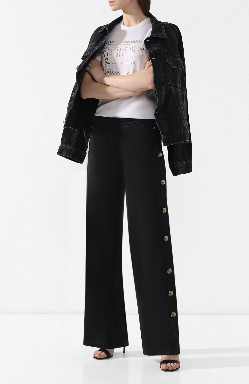 Брюки свободного кроя VERSUS VERSACE, арт. BD40551/BJ20634, фото 2