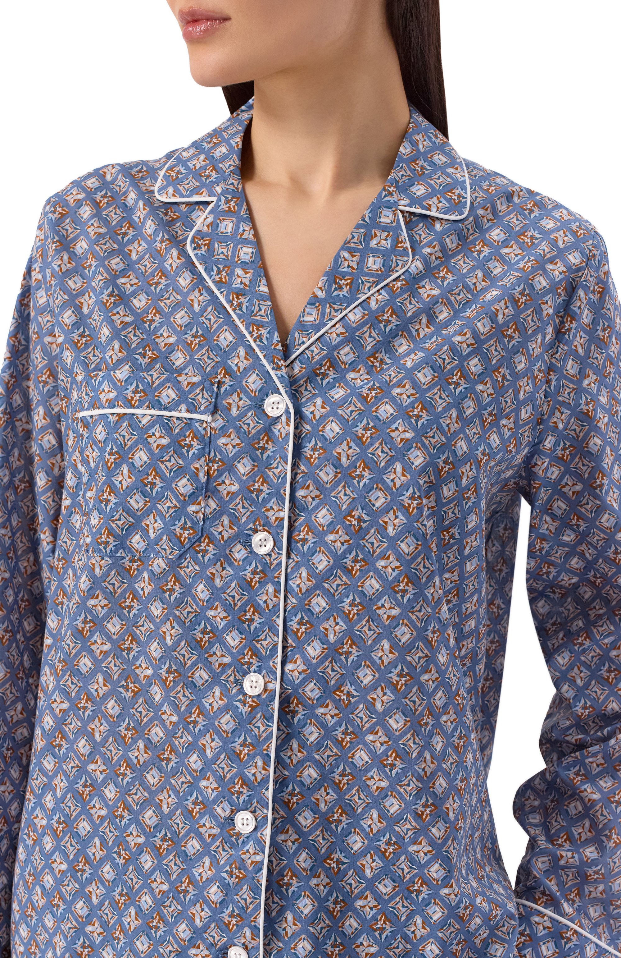 Хлопковая пижама DEREK ROSE, арт. 2012/LEDB091, фото 7