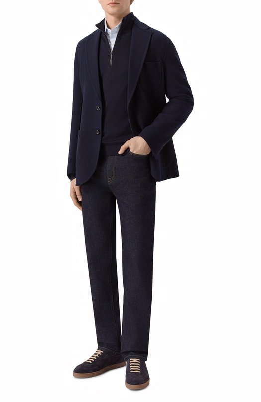 Шерстяной пиджак Stefano Ricci M1RSDB23T0/W0001P_002 Синий  M1RSDB23T0/W0001P_002 Фото 2