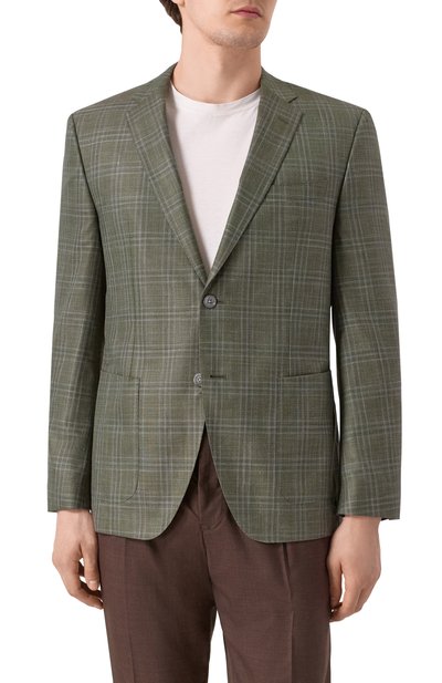 Пиджак из шерсти и шелка BOSS, арт. 50540722, фото 5