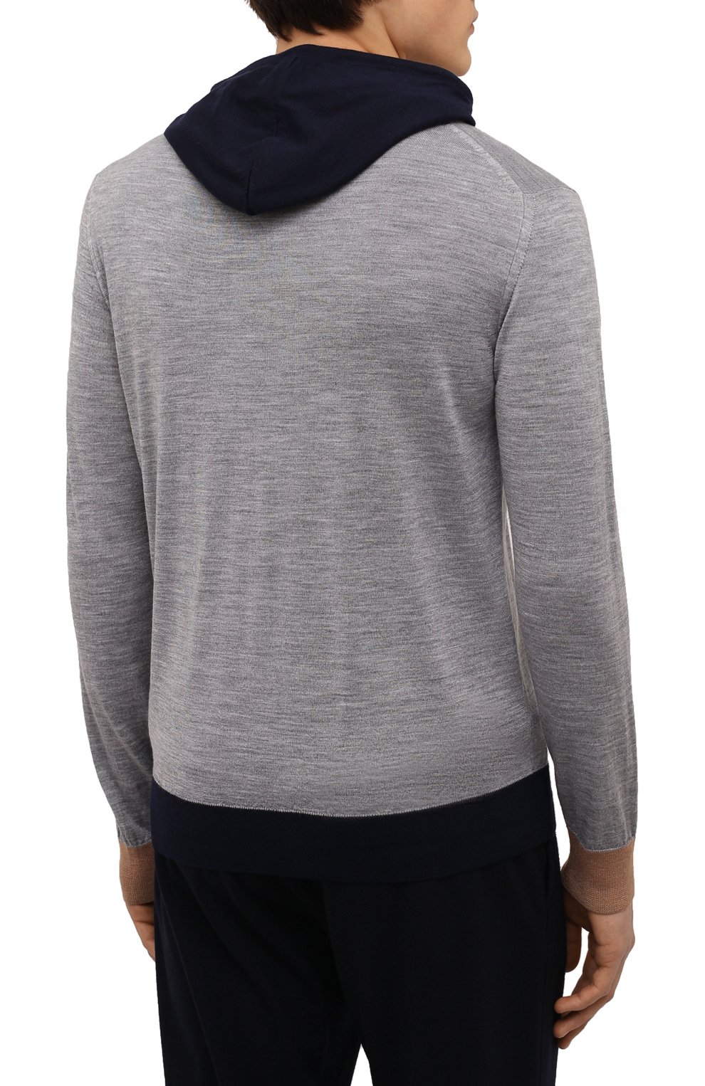 Толстовка из шерсти и шелка ELEVENTY PLATINUM, арт. E76MAGE47 MAG0E022, фото 4