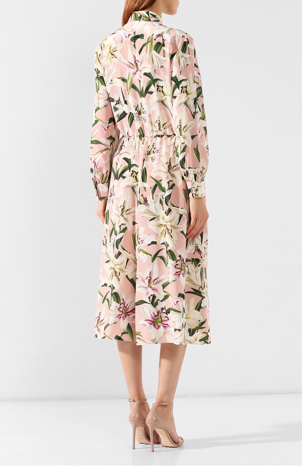 Шелковый комбинезон DOLCE & GABBANA, арт. F6E3ZZ/HS15F, фото 4