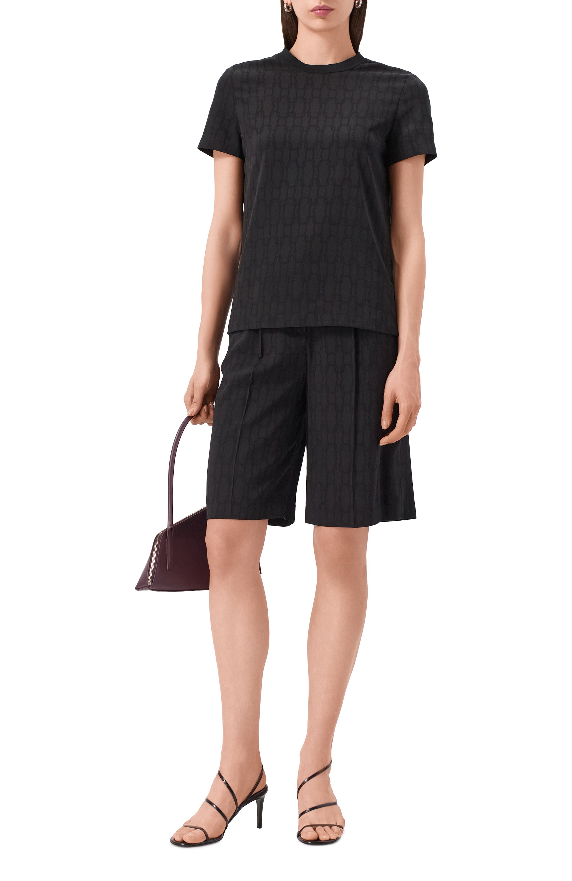 Шорты из вискозы и шелка AGNONA, арт. T80702/J5008, фото 2