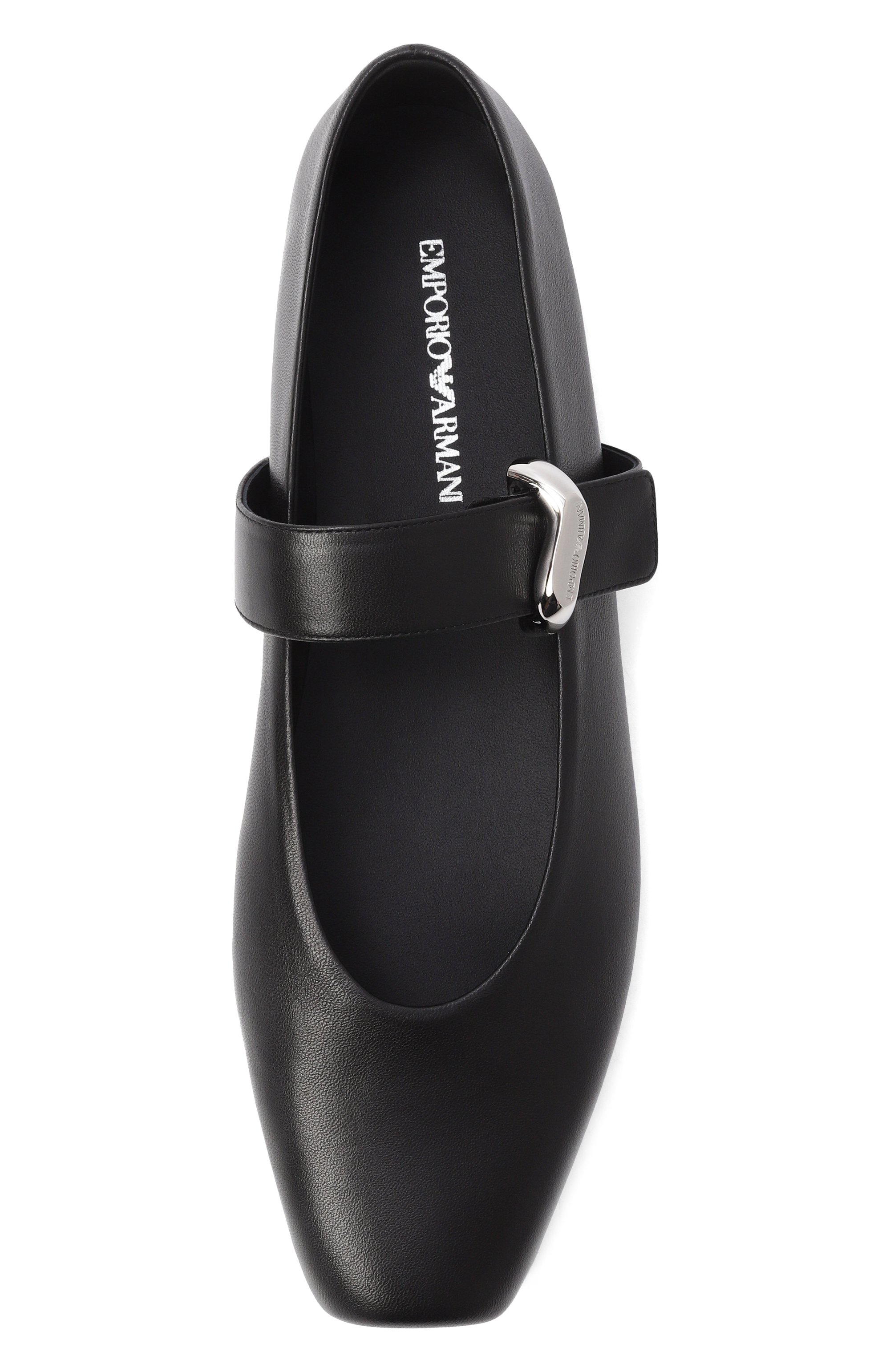 Кожаные балетки EMPORIO ARMANI, арт. EW004448/AF14915, фото 6