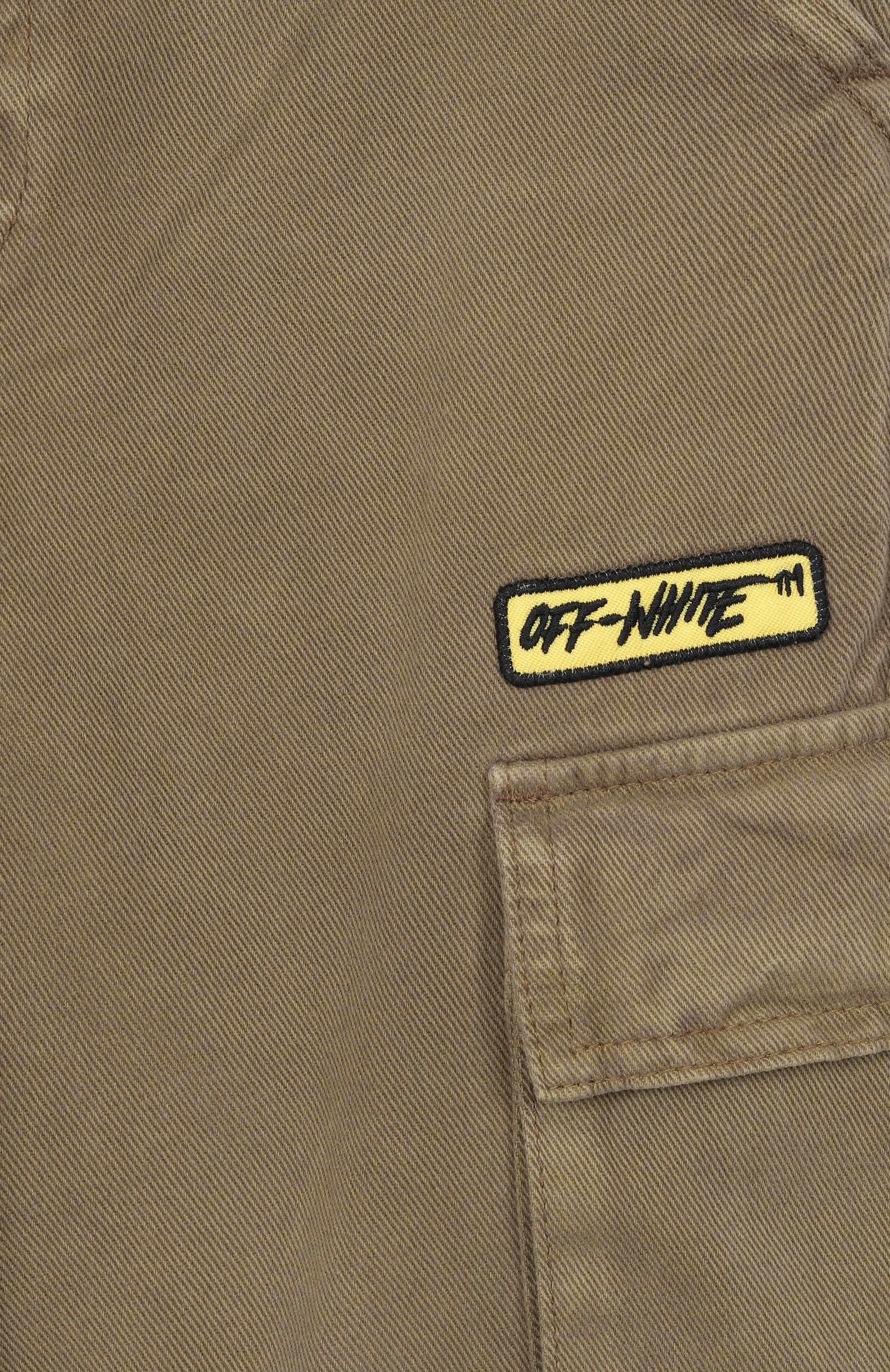 Хлопковые брюки-карго OFF-WHITE, арт. 0BCF008S26FAB001, фото 3