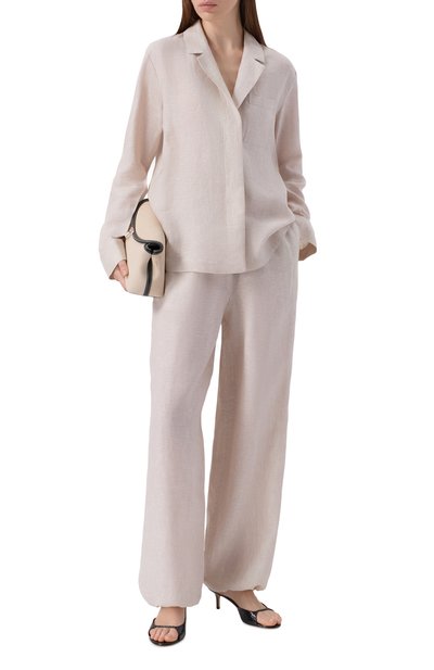 Льняные брюки 12 STOREEZ, арт. 137460, фото 2