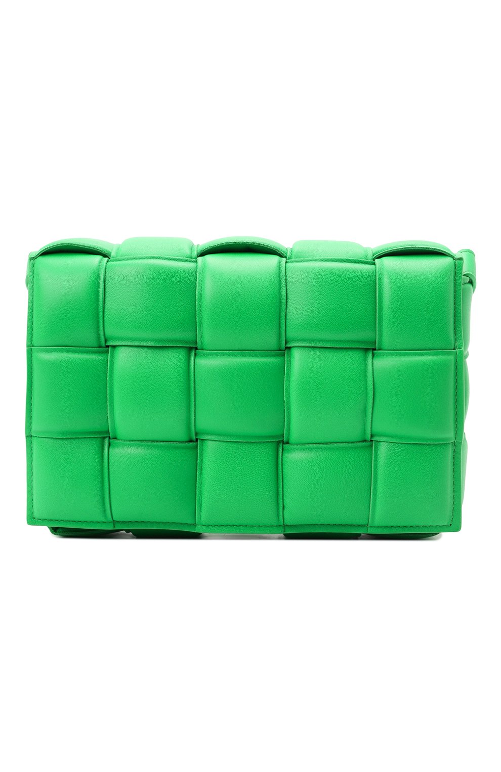 Сумка padded cassette BOTTEGA VENETA зеленого цвета по цене 523000 руб., арт. 591970/VCQR1, фото 1 Сумка padded cassette BOTTEGA VENETA, арт. 591970/VCQR1, фото 1