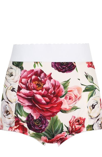 Шелковые трусы-кюлоты с завышенной талией DOLCE & GABBANA, арт. FTAG1T/GDJ21, фото 1