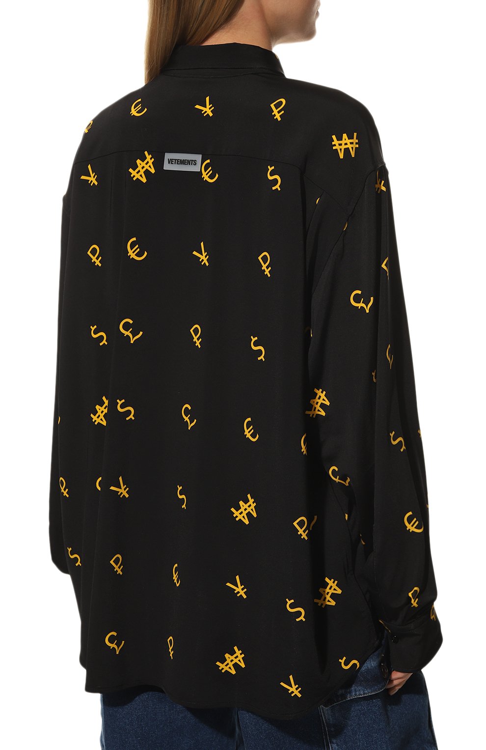 Рубашка из вискозы VETEMENTS, арт. UA53SH800X 2737/W, фото 4