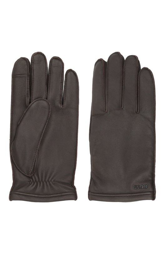 Кожаные перчатки BOSS 50526680 Коричневый  50526680 Фото 2