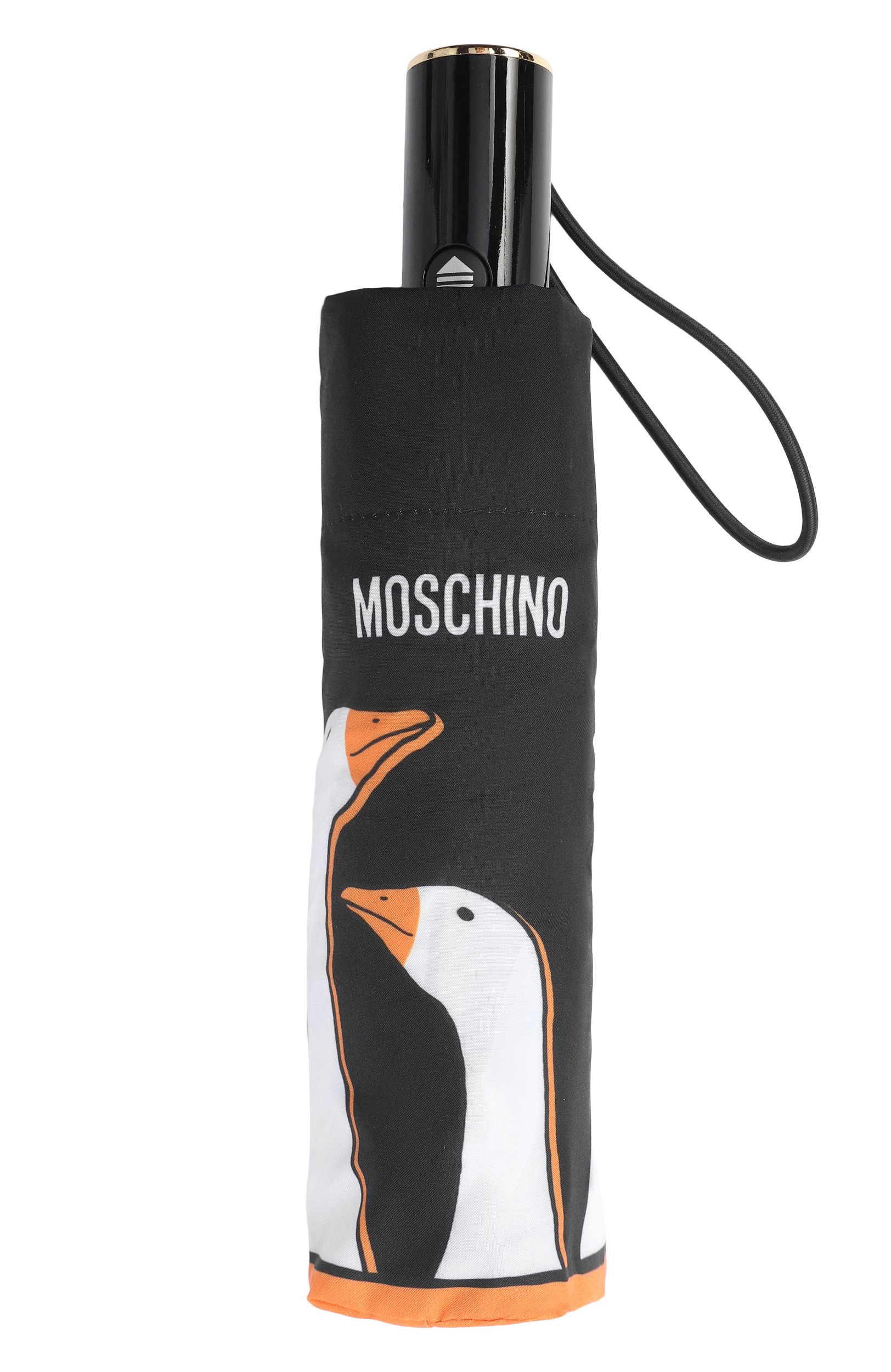 Складной зонт MOSCHINO черного цвета по цене 14300 руб., арт. 9037-0PENCL0SEA, фото 5 Складной зонт MOSCHINO, арт. 9037-0PENCL0SEA, фото 5
