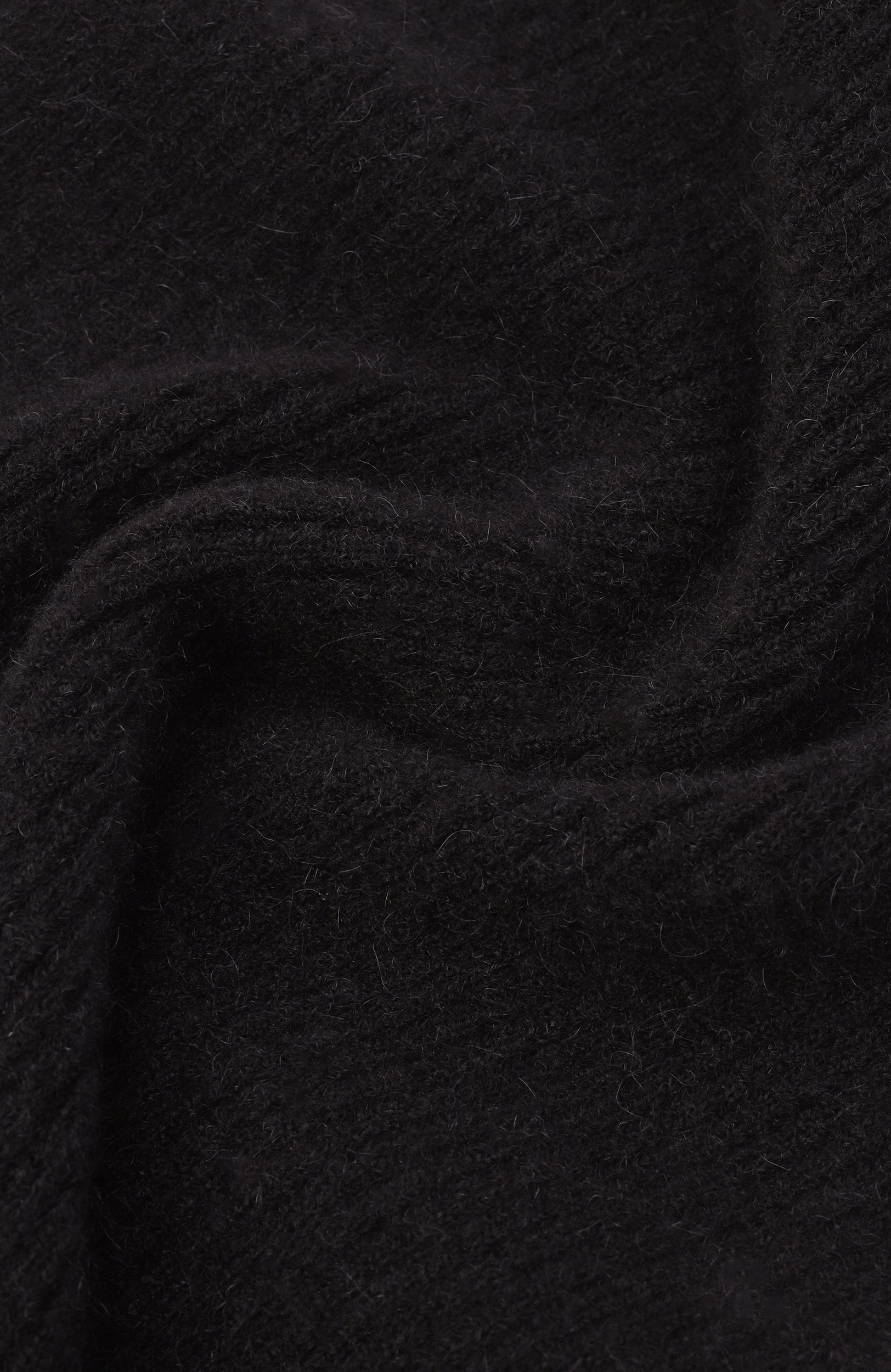 Шерстяной шарф RICK OWENS черного цвета по цене 63700 руб., арт. RU02F4479/KWP, фото 3 Шерстяной шарф RICK OWENS, арт. RU02F4479/KWP, фото 3