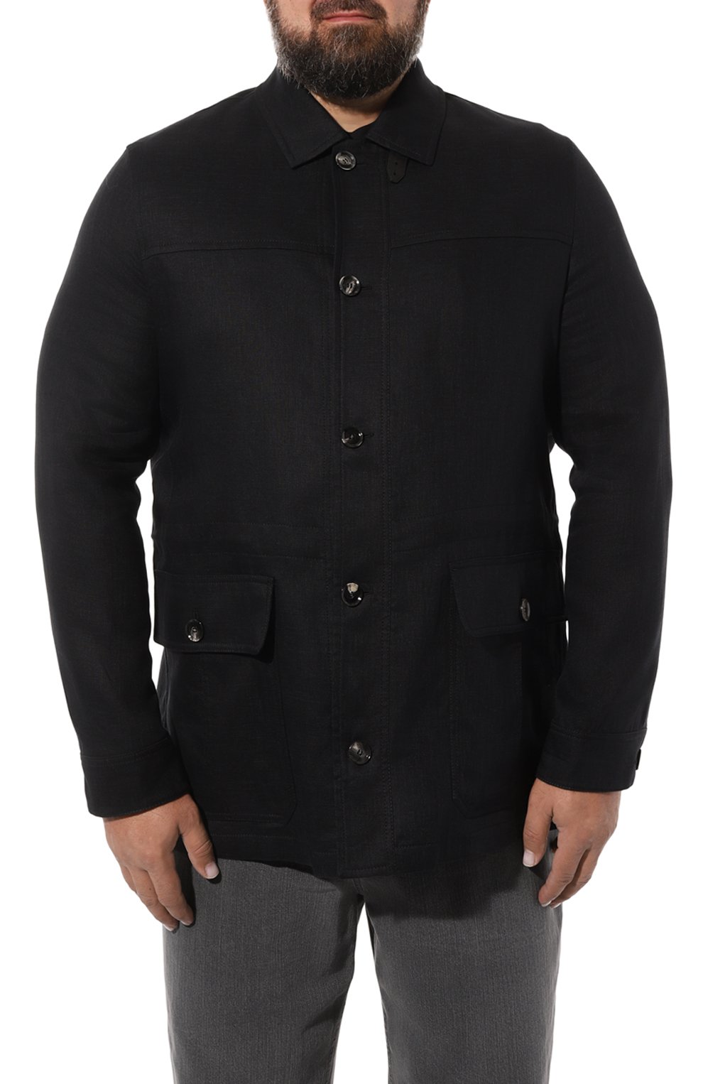 Куртка изо льна и хлопка BRIONI, арт. SFPJ0L/P1101, фото 3